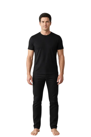 Charlie Sheen full-body height-comparison figure