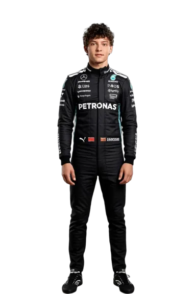 Andrea Kimi Antonelli full-body height-comparison figure
