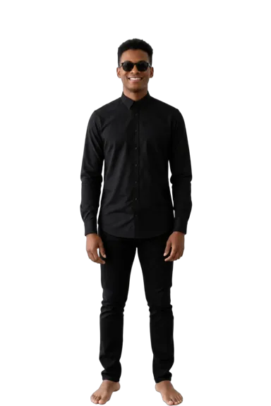 Jaafar Jackson full-body height-comparison figure