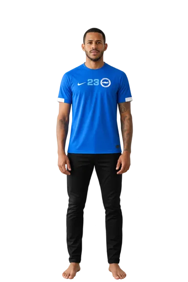 Liam Rosenior full-body height-comparison figure