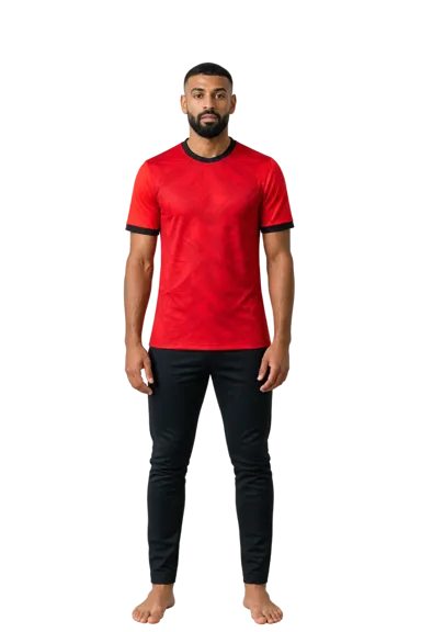 Mohamed Salah full-body height-comparison figure