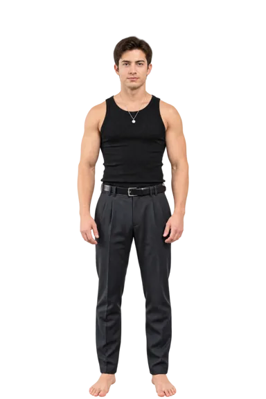 Hudson Williams full-body height-comparison figure