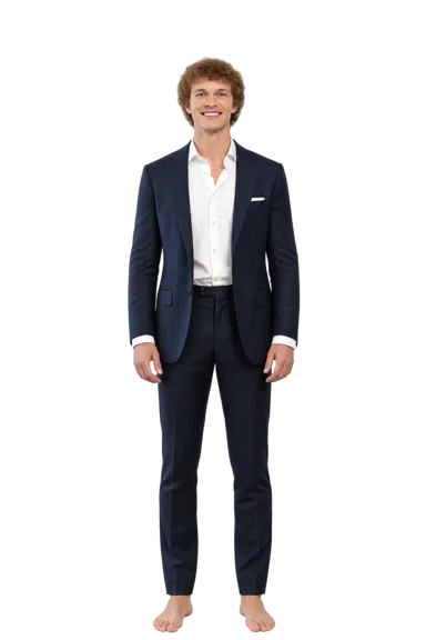 Connor Storrie full-body height-comparison figure
