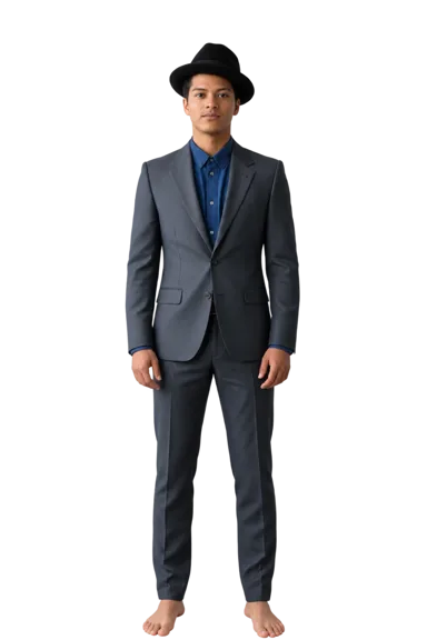 Bruno Mars full-body height-comparison figure