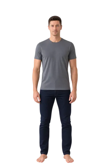 Robert Lewandowski full-body height-comparison figure