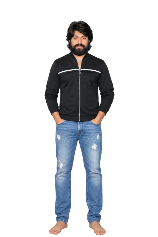 Yash full-body height-comparison figure