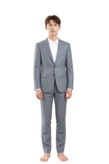 Yu Menglong full-body height-comparison figure