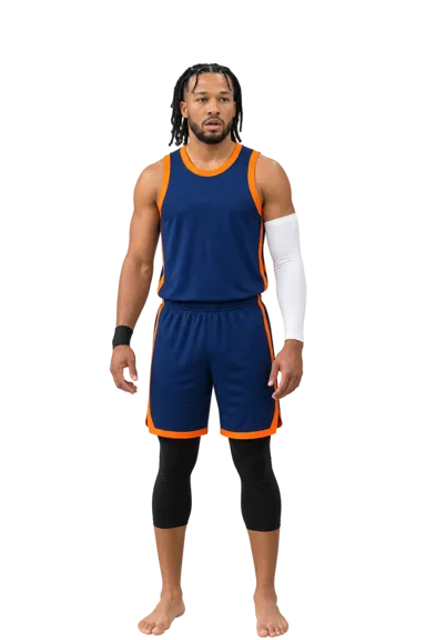 Jalen Brunson full-body height-comparison figure