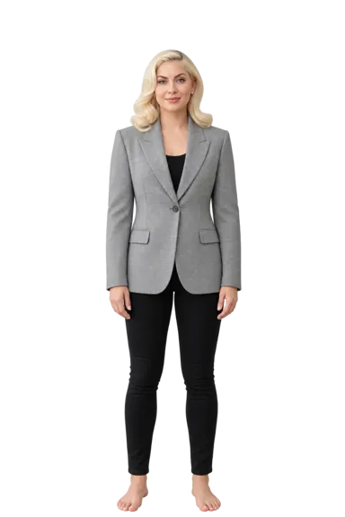 Lady Gaga full-body height-comparison figure