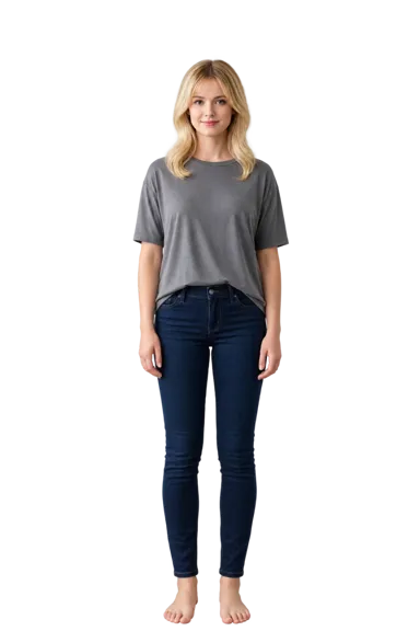 Mckenna Grace full-body height-comparison figure