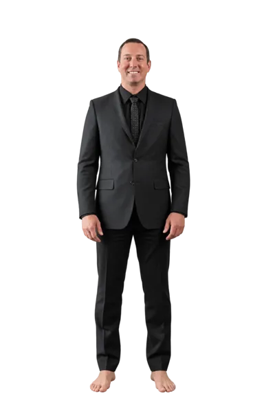 Kyle Busch full-body height-comparison figure