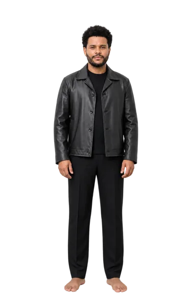 The Weeknd full-body height-comparison figure