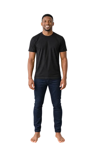 Julián Quiñones full-body height-comparison figure
