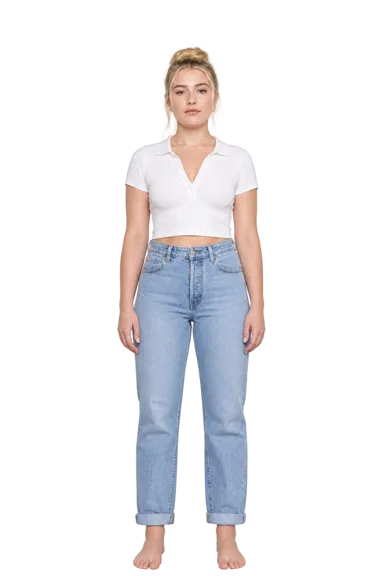 Florence Pugh full-body height-comparison figure