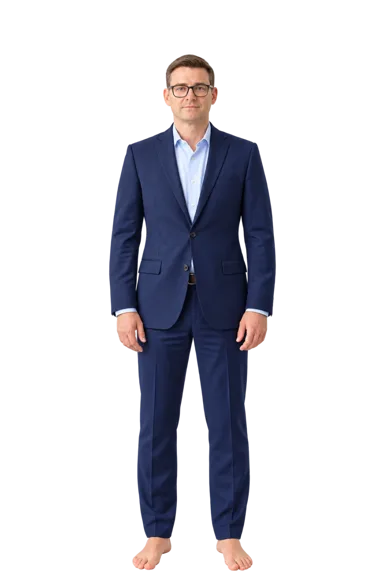 Andy Burnham full-body height-comparison figure
