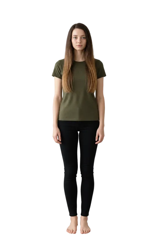 Tanya Reynolds full-body height-comparison figure