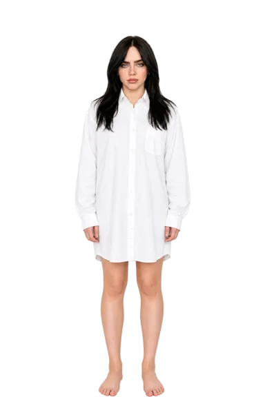 Billie Eilish full-body height-comparison figure