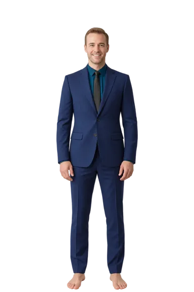 James Van Der Beek full-body height-comparison figure