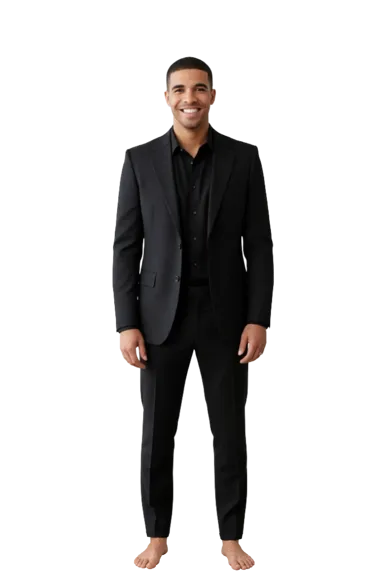 Drake full-body height-comparison figure
