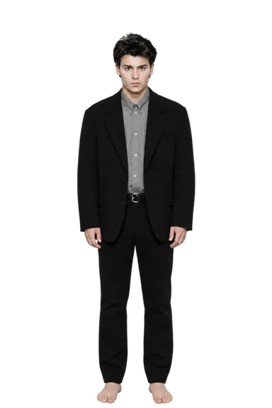 Johnny Depp full-body height-comparison figure