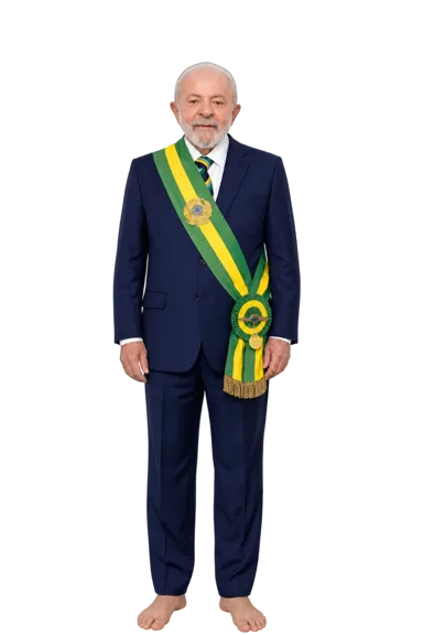 Luiz Inácio Lula da Silva full-body height-comparison figure