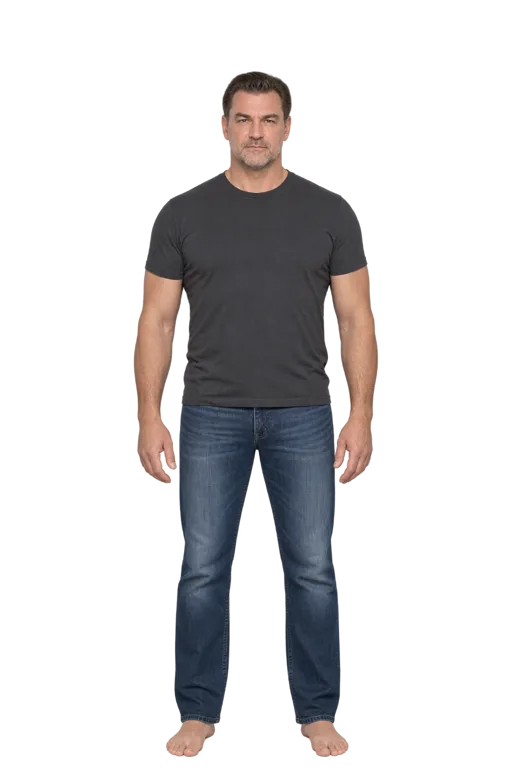 Ray Stevenson full-body height-comparison figure
