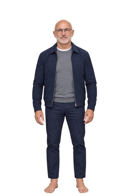 Luis de la Fuente full-body height-comparison figure
