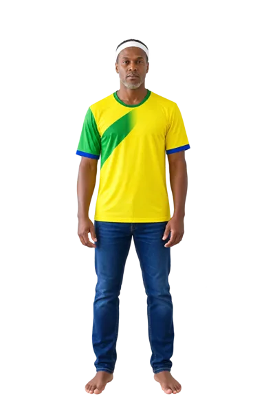 Ronaldinho full-body height-comparison figure