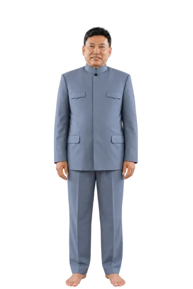 Pol Pot full-body height-comparison figure