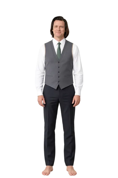 Jim Carrey full-body height-comparison figure