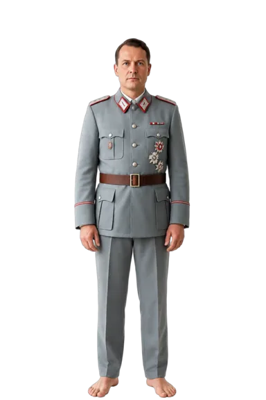 Hermann Göring full-body height-comparison figure