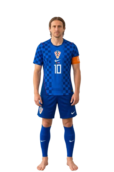 Luka Modrić full-body height-comparison figure