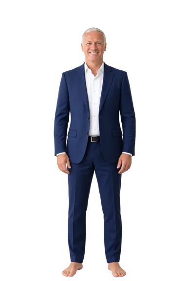 Didier Deschamps full-body height-comparison figure