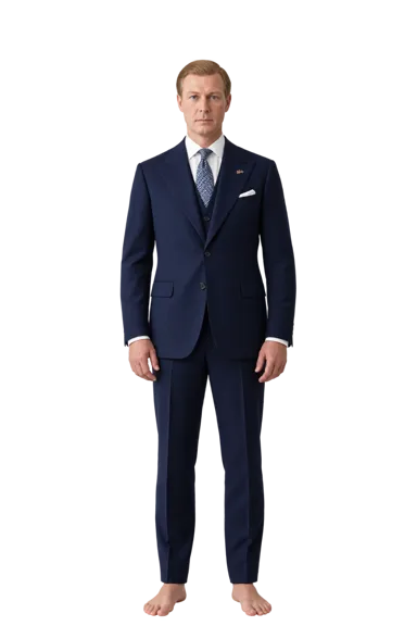 Edward VIII full-body height-comparison figure