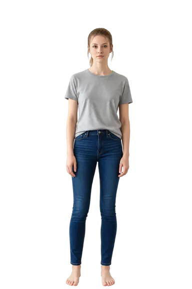 Hunter Schafer full-body height-comparison figure