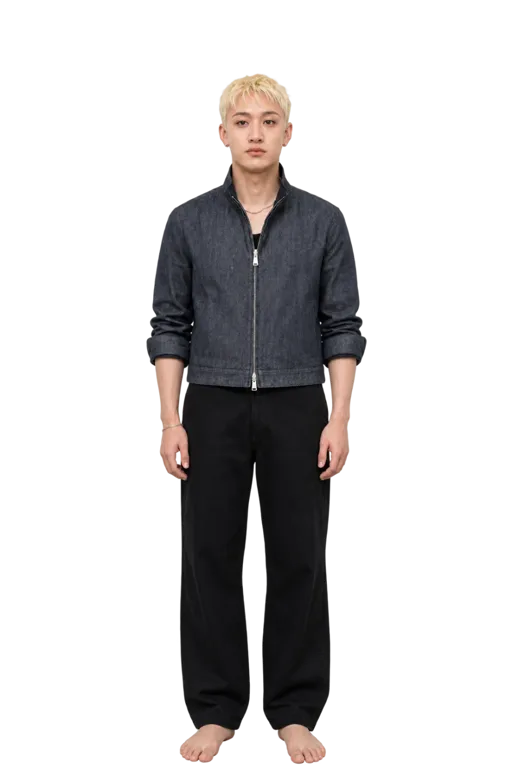 Bang Chan full-body height-comparison figure