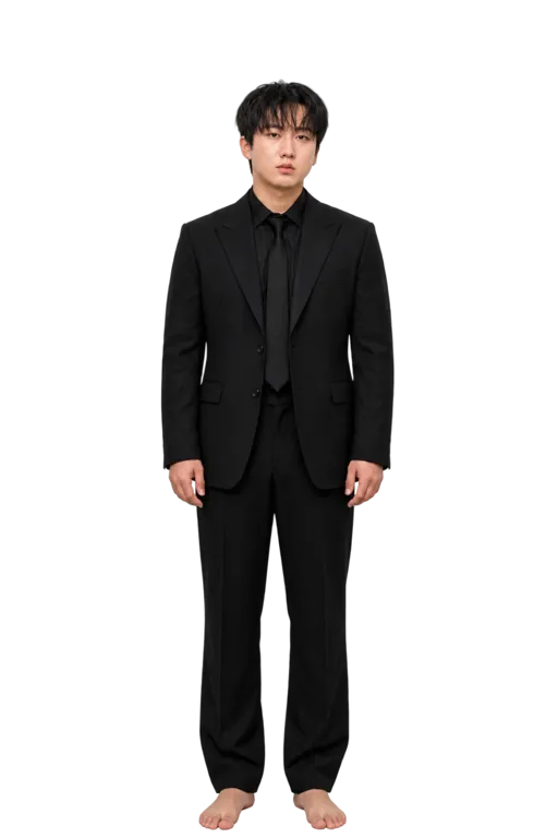 Changbin full-body height-comparison figure