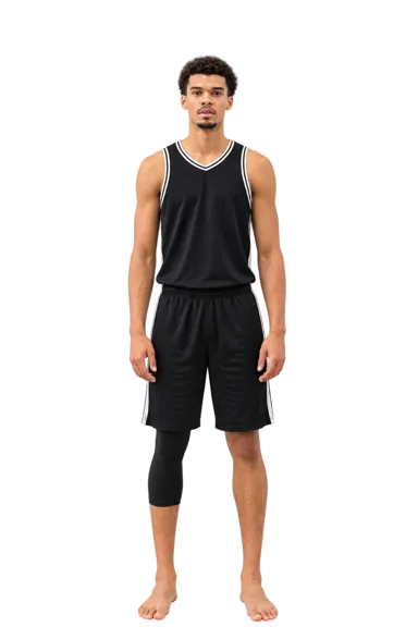 Victor Wembanyama full-body height-comparison figure