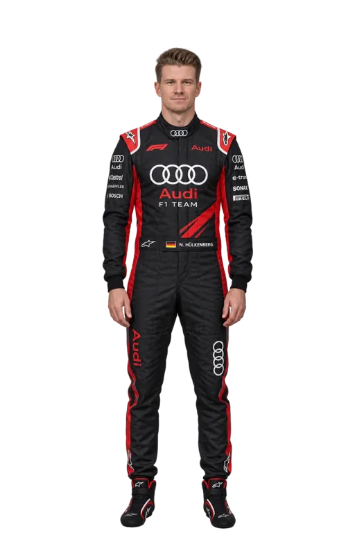 Nico Hülkenberg full-body height-comparison figure