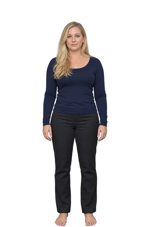 Virginia Roberts Giuffre full-body height-comparison figure