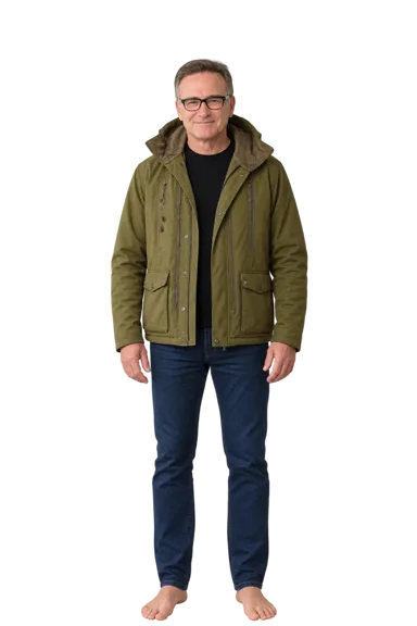 Robin Williams full-body height-comparison figure