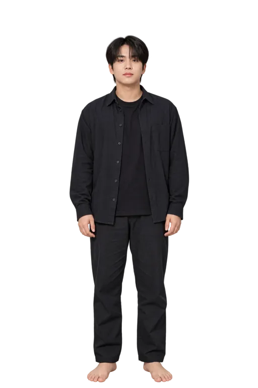 Jongho full-body height-comparison figure