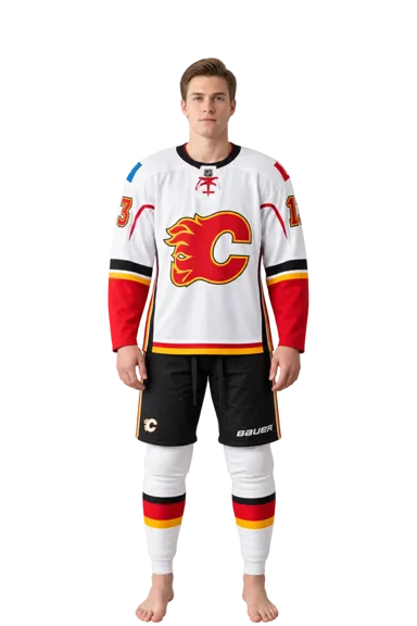 Johnny Gaudreau full-body height-comparison figure